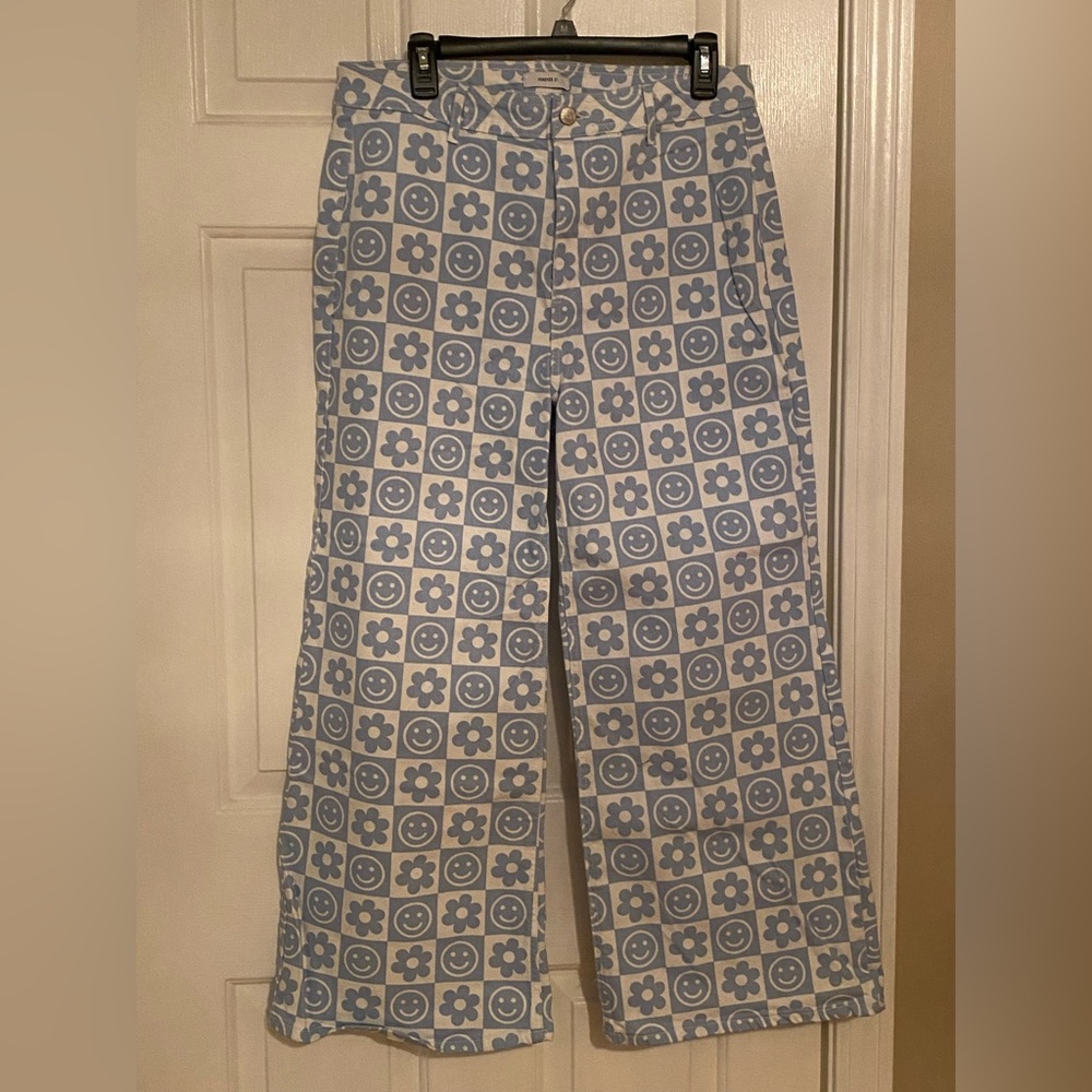 Smileys and Floral Jeans